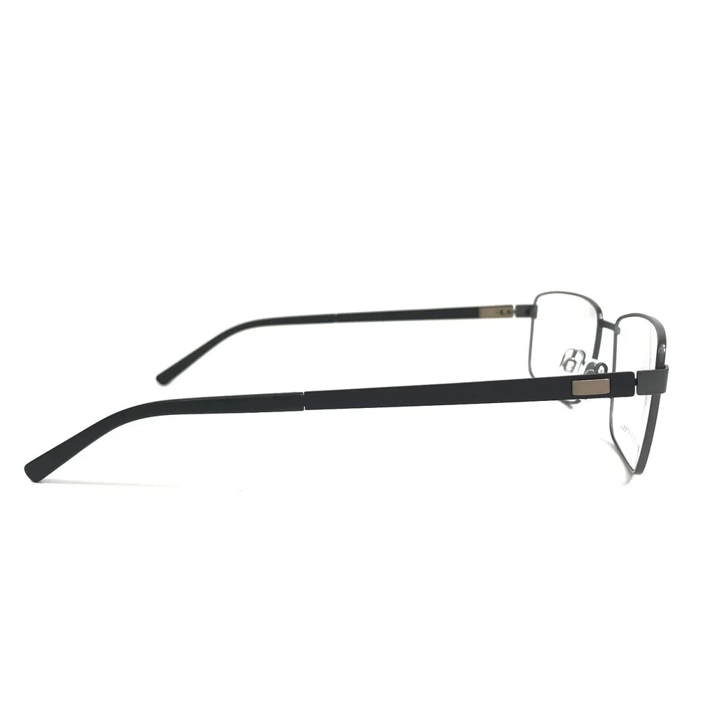 Tech Flex Large Eyeglasses Frames 30145S SP05 Black Grey Rectangular 58-18-145